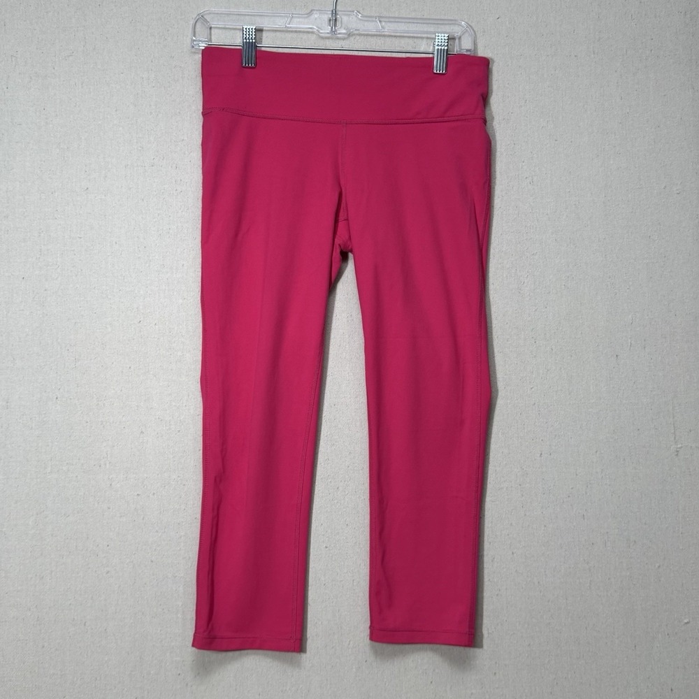 PrAna Leggings Womens Small Pink Cropped Capri Yoga Athletic Stretch